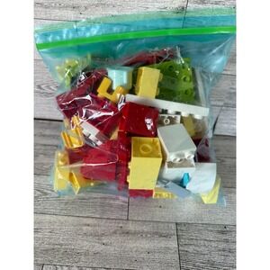 Bag full of Lego Duplo Lot of Loose Pieces Multicolor Used Legos Toys‎ Kids 20+